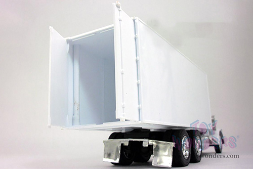New Ray - Long Hauler Peterbilt&reg; 379 Box Truck (1/32, diecast model car, White) 10243