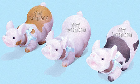 Nodding Head Piggy (Asstd.)