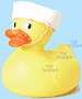 Show product details for 10" Rubber Duck w/ Sailor Hat