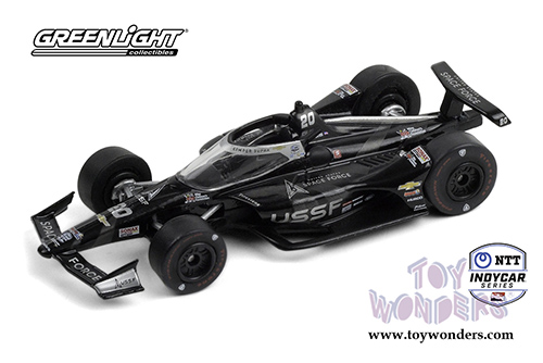 Greenlight - NTT IndyCar #20 Ed Carpenter (2020, 1/64 scale diecast model car, Black) 10886/48