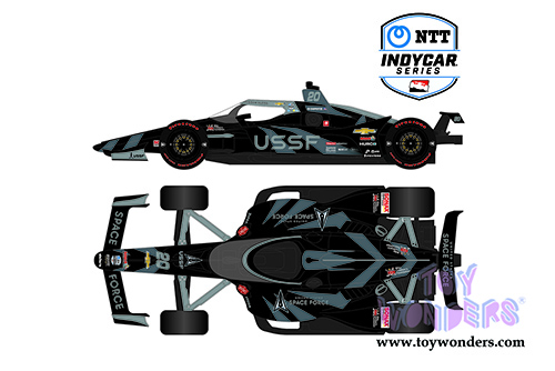 Greenlight - NTT IndyCar #20 Ed Carpenter (2020, 1/64 scale diecast model car, Black) 10886/48