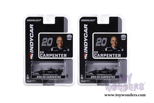 Greenlight - NTT IndyCar #20 Ed Carpenter (2020, 1/64 scale diecast model car, Black) 10886/48