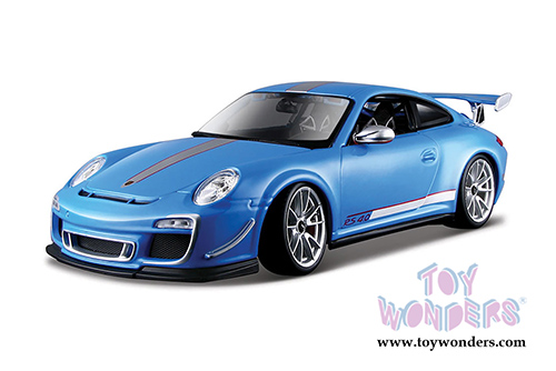 BBurago - Porsche 911 GT3 RS 4.0 Hardtop (1/18 scale diecast model car, Blue) 11036BU