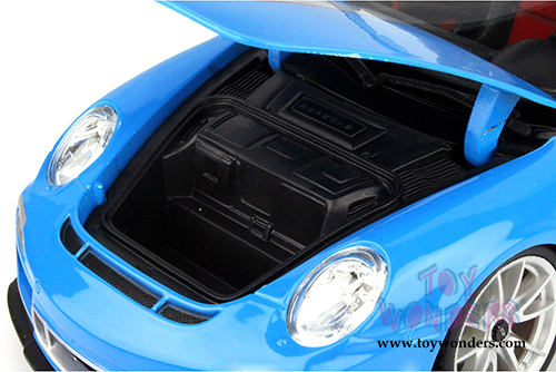 BBurago - Porsche 911 GT3 RS 4.0 Hardtop (1/18 scale diecast model car, Blue) 11036BU