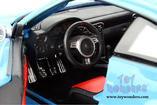 BBurago - Porsche 911 GT3 RS 4.0 Hardtop (1/18 scale diecast model car, Blue) 11036BU