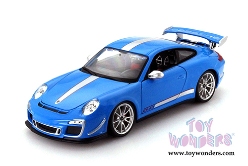 BBurago - Porsche 911 GT3 RS 4.0 Hardtop (1/18 scale diecast model car, Blue) 11036BU