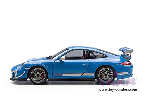 BBurago - Porsche 911 GT3 RS 4.0 Hardtop (1/18 scale diecast model car, Blue) 11036BU