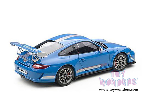 BBurago - Porsche 911 GT3 RS 4.0 Hardtop (1/18 scale diecast model car, Blue) 11036BU