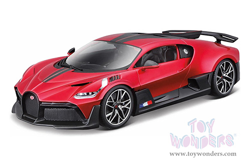 BBurago - Bugatti Divo Hardtop (1/18 scale diecast model car, Red) 11045R