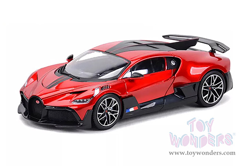 BBurago - Bugatti Divo Hardtop (1/18 scale diecast model car, Red) 11045R