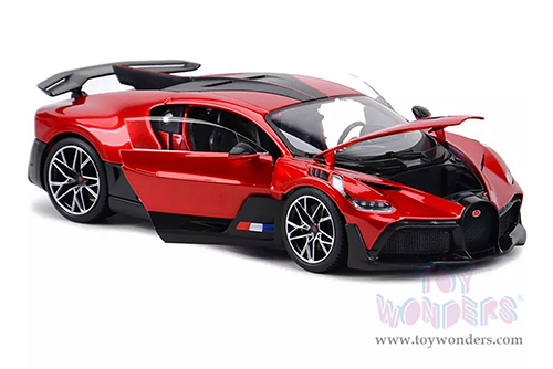 BBurago - Bugatti Divo Hardtop (1/18 scale diecast model car, Red) 11045R