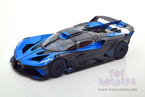 BBurago - Bugatti Bolide Hardtop (1/18 scale diecast model car, Blue/Black) 11047BU