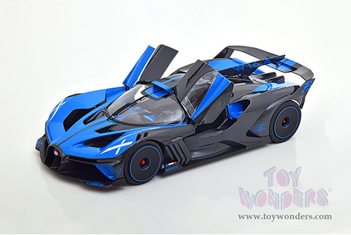 BBurago - Bugatti Bolide Hardtop (1/18 scale diecast model car, Blue/Black) 11047BU