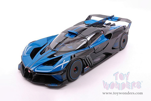 BBurago - Bugatti Bolide Hardtop (1/18 scale diecast model car, Blue/Black) 11047BU