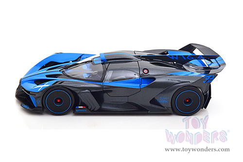 BBurago - Bugatti Bolide Hardtop (1/18 scale diecast model car, Blue/Black) 11047BU