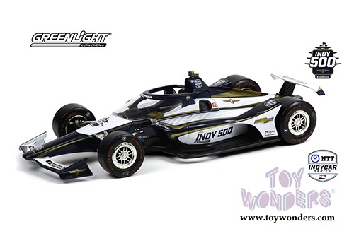 Greenlight - 105th Running of the Indianapolis 500&reg; Event Car (2021, 1/18 scale diecast model car, Black/White/Gold) 11111