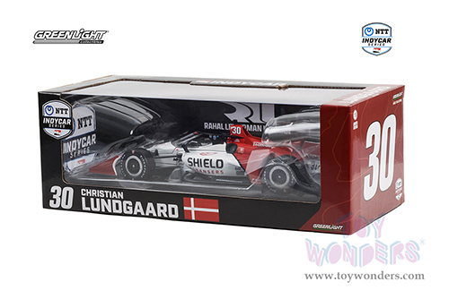 11155 Greenlight 2022 NTT IndyCar Series #30 Christian Lundgaard Rahal Letterman Lanigan Racing model diecast car window box package