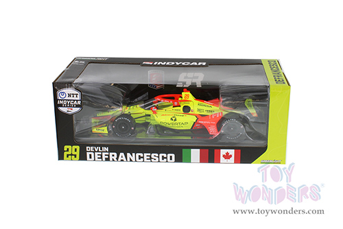 11156 Greenlight 2022 NTT IndyCar Series #29 Devlin DeFrancesco Andretti Steinbrenner Autosport model diecast car window box package