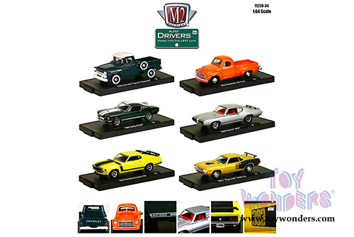 Castline M2 Machines - Drivers Release 34 (1/64 scale diecast model car, Asstd.) 11228/34