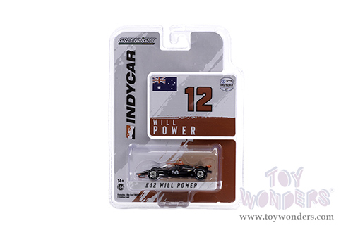 Greenlight - NTT IndyCar Series #12 Will Power / Team Penske, Verizon 5G (2021, 1/64 scale diecast model car, Black) 11512/48