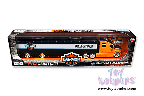 Maisto HD - Custom Harley-Davidson Haulers Trailer Assortment (1/64 scale diecast model car (1/64 scale diecast model car, Asstd.) 11516