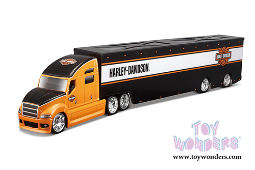Maisto HD - Custom Harley-Davidson Haulers Trailer Assortment (1/64 scale diecast model car (1/64 scale diecast model car, Asstd.) 11516
