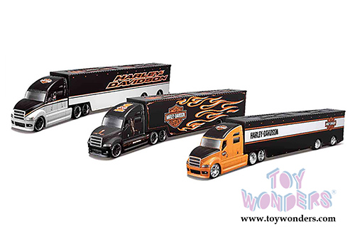 Maisto HD - Custom Harley-Davidson Haulers Trailer Assortment (1/64 scale diecast model car (1/64 scale diecast model car, Asstd.) 11516
