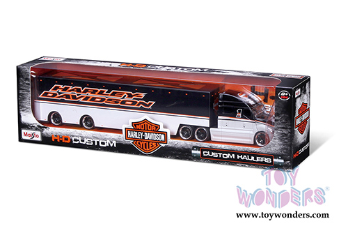 Maisto HD - Custom Harley-Davidson Haulers Trailer Assortment (1/64 scale diecast model car (1/64 scale diecast model car, Asstd.) 11516