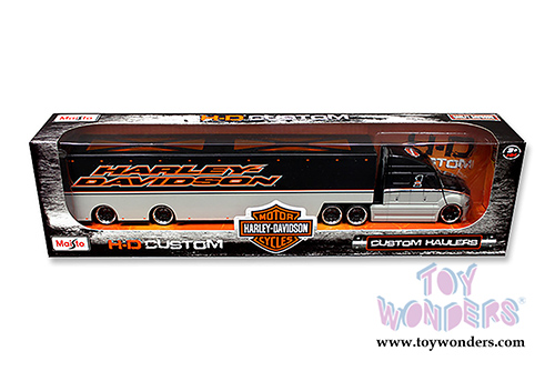 Maisto HD - Custom Harley-Davidson Haulers Trailer Assortment (1/64 scale diecast model car (1/64 scale diecast model car, Asstd.) 11516