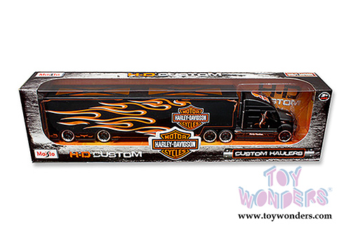 Maisto HD - Custom Harley-Davidson Haulers Trailer Assortment (1/64 scale diecast model car (1/64 scale diecast model car, Asstd.) 11516