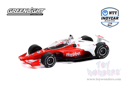 Greenlight - NTT IndyCar Series #45 Santino Ferrucci / Rahal Letterman Lanigan Racing, Hy-Vee (2021, 1/64 scale diecast model car, Red/White) 11521/48