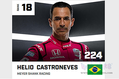 11541/48 Greenlight 2022 NTT IndyCar Series #06 Helio Castroneves Meyer Shank Racing model diecast car