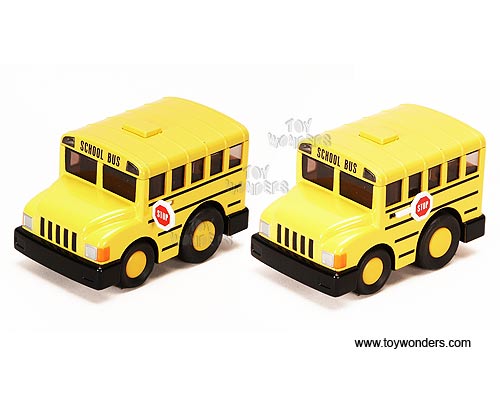 Chubby School Bus w/ IC Sound & Light (4.75") 1201SLB