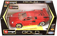 12027R/4 BBurago Gold - Lamborghini Countach 5000 Quattrovalvole