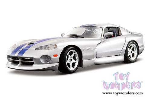 BBurago - Dodge Viper GTS Coupe Hardtop (1/18 scale diecast model car, Silver) 12041SV