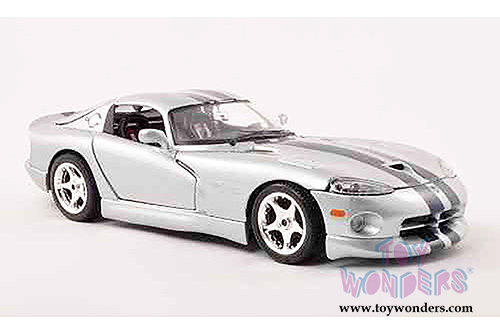 BBurago - Dodge Viper GTS Coupe Hardtop (1/18 scale diecast model car, Silver) 12041SV