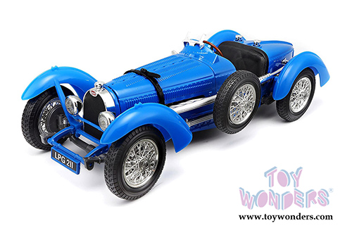BBurago - Bugatti Type 59 (1934, 1/18 scale diecast model car, Blue) 12062BU/4