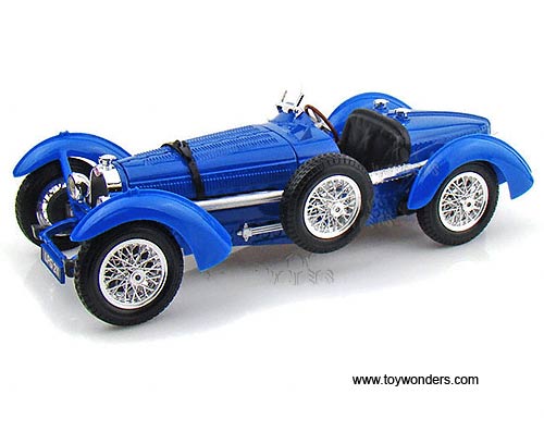 BBurago - Bugatti Type 59 Convertible (1934, 1/18 scale diecast model car, Blue) 12062