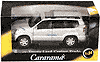 Show product details for Cararama - Toyota Land Cruiser Prado SUV (1:24, Silver) 125-004