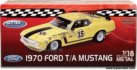 Ford T/A Mustang (1970, 1:18, Yellow) 12527