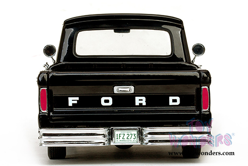Sun Star USA - Ford F-100 Custom Cab Pickup (1965, 1/18 scale diecast model car, Raven Black) 1273BK