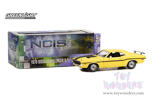 12845 Greenlight Hollywood 1970 Dodge Challenger R/T NCIS model diecast car