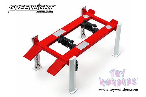 12888 Greenlight Four Post Lift model diecast accessory
