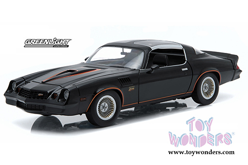 Greenlight - Chevrolet Camaro Z28 T-Top (1978, 1/18 scale diecast model car, Black) 12902