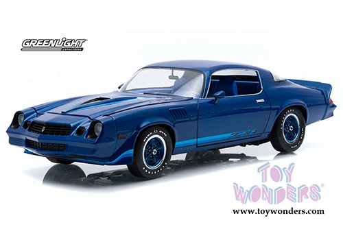 Greenlight - Chevrolet Camaro Z28 Hard Top (1979, 1/18 scale diecast model car, Blue) 12904