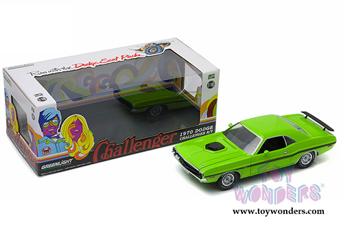 Greenlight - Dodge Challenger R/T Hemi Hard Top (1970, 1/18 scale diecast model car, Sublime Green) 12931