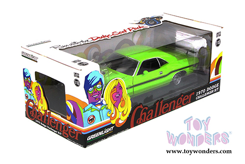 Greenlight - Dodge Challenger R/T Hemi Hard Top (1970, 1/18 scale diecast model car, Sublime Green) 12931