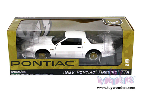 Greenlight - Pontiac Trans Am TTA Hard Top (1989, 1/18 scale diecast model car, White) 12932