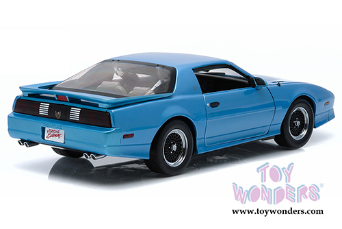 Greenlight - Pontiac Firebird GTA Hard Top (1987, 1/18 scale diecast model car, Medium Maui Blue) 12933