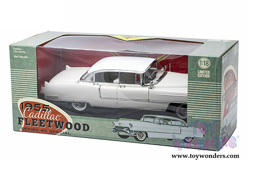 Greenlight - Cadillac Fleetwood S60 Hard Top (1955, 1/18 scale diecast model car, White) 12936